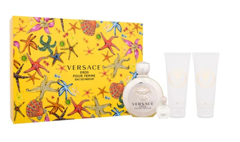 Versace Eros Women Set 3.4oz EDP 4pcs