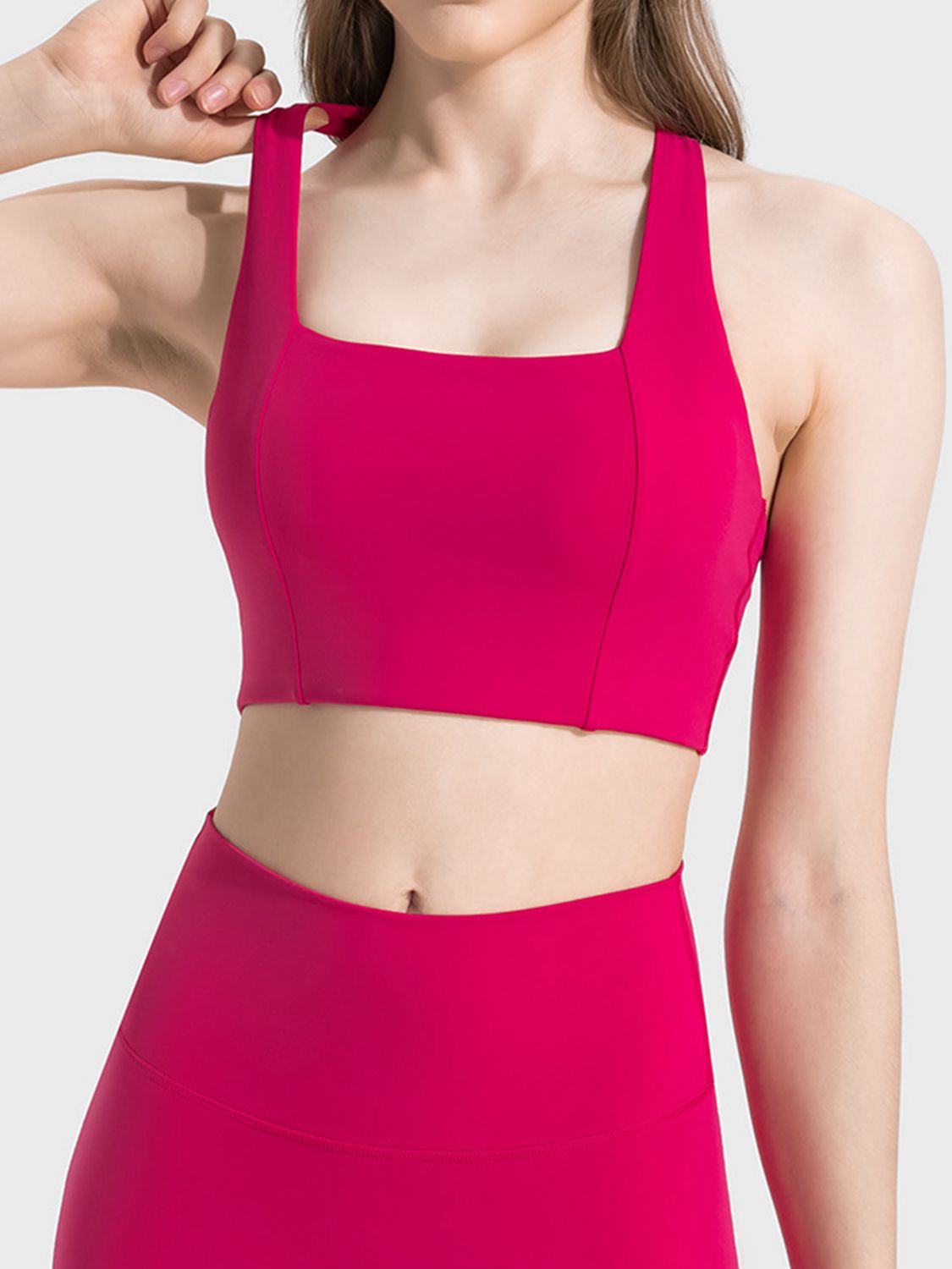 Scoop Neck Sports Bra